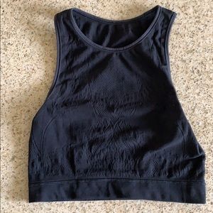 Lululemon cropped mesh tank